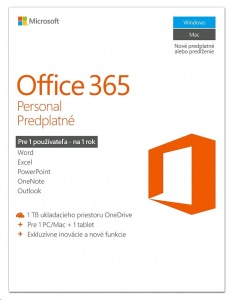 Obrzok Microsoft Office 365 pre jednotlivcov - QQ2-00496