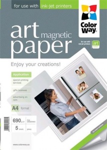 Obrzok Photo paper ColorWay ART glossy "magnetic" 690g  - PGA690005MA4
