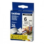 Obrzok produktu BROTHER TZ211 Black On White Tape (6mm)