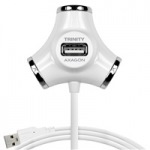 Obrzok produktu AXAGON,  HUE-X3,  4 portov extern USB 2.0 HUB,  White