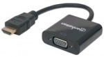Manhattan HDMI to VGA Converter (prevodník) | Obrázok produktu Manhattan HDMI to VGA Converter (prevodník)