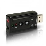 Obrzok produktu AXAGO,  ADA-25,  stereo HQ audio adaptr,  24bit 96kHz,  S / PDIF output,  USB 2.0