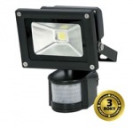Obrzok produktu Solight LED vonkaj reflektor,  10W,  700lm,  AC 230V,  ierny,  so senzorom
