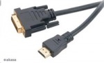 Obrzok produktu Kabel AKASA DVI-D na HDMI,  pozlacen konektory,  2m