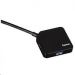 Obrzok produktu Hama USB 3.0 Hub 1:4,  ierny