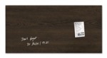 Obrzok produktu Magnetic Glass Board artverum 91x46 cm Design Dark-Wood