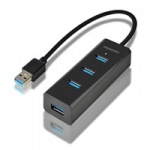Obrzok produktu AXAGON,  HUE-S2B,  4 portov extern USB 3.0 CHARGING hub,  napjac konektor