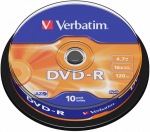 Obrzok produktu Verbatim DVD-R 10 pack 16x / 4.7GB