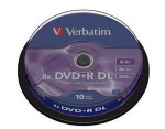 Obrzok produktu Verbatim DVD+R DL 10 pack 8x / 8, 5GB