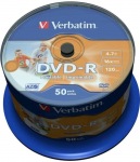 Obrzok produktu Verbatim DVD-R 50 pack 16x / 4.7GB / Printable