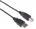 Obrzok produktu USB2.0 A-B kbel M / M,  0.5m,  prepojovac,  ierny