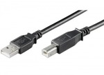 Obrzok produktu USB2.0 A-B kbel M / M,  1.0m,  prepojovac,  ierny