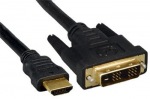 Obrzok produktu HDMI-DVI kbel M / M,  3.0m,  prepojovac