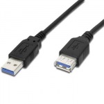 Obrzok produktu USB3.0 A-A kbel M / F,  2.0m,  predlovac,  ierny