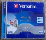 Obrzok produktu Verbatim BD-R 6x / 25GB / Jewel / Printable - 1 kus