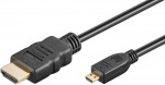 Obrzok produktu HDMI-microHDMI kbel M / M,  2.0m,  prepojovac