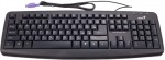 Genius KB-110X, drôtová klávesnica, PS2 čierna, cz+sk | Obrázok produktu Genius KB-110X, drôtová klávesnica, PS2 čierna, cz+sk