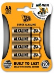 Obrzok produktu JCB SUPER AA LR06 alkalick batria,  blister 4 ks