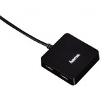 Obrzok produktu Hama USB 2.0 hub,  4 portov,  ierny