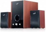 Genius SW-HF2.1 1700, reproduktory, hnedé drevo | Obrázok produktu Genius SW-HF2.1 1700, reproduktory, hnedé drevo