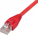 FTP patch kábel, Cat6, 3.0m, červený | Obrázok produktu FTP patch kábel, Cat6, 3.0m, červený