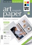 Obrzok produktu Photo paper ColorWay ART glossy "magnetic" 690g / m2,  A4,  5pc. (PGA690005MA4)