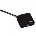 Obrzok produktu Hama USB-3.0 Hub 1:4,  ierny